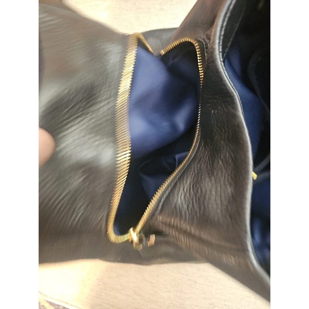 Coach Black Pebbled Leather Double Handled Madison Bag E1376-26224